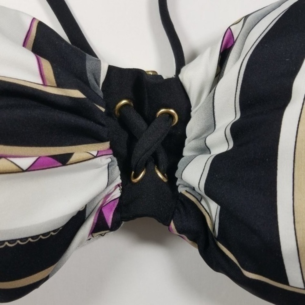NWT White House Black Market Swim Bikini Top size M - Picture 2 of 4